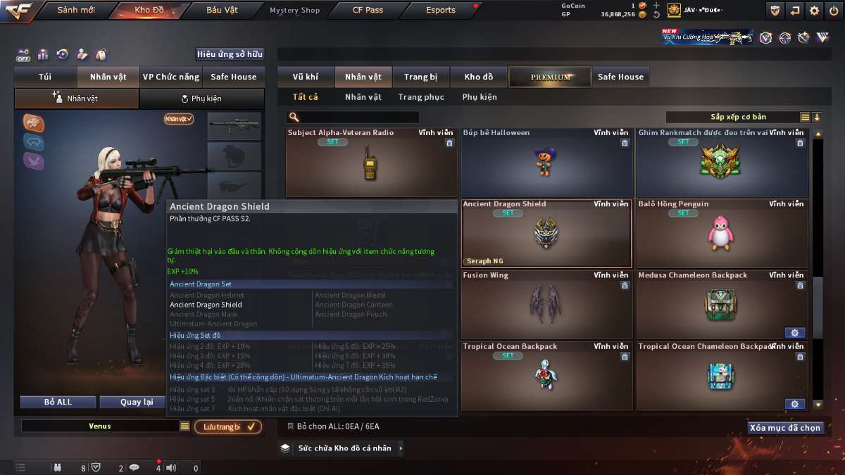 shop acc cf uy tin gia re